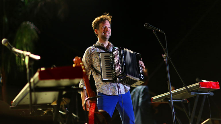 O Κωστής Μαραβέγιας στην Τεχνόπολη