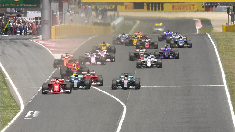 Η εκκίνηση του γκραν πρι της Ισπανίας