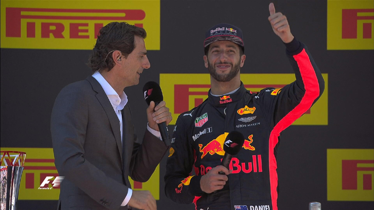 Βάθρο για τον Ricciardo (Red Bull)