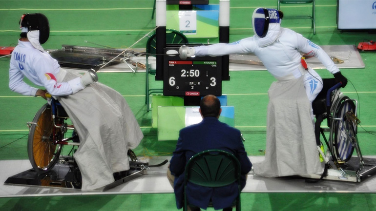 Ξιφασκία με αμαξίδιο: Χάλκινο μετάλλιο ο Ντούνης στο Παγκόσμιο Κύπελλο της Ολλανδίας