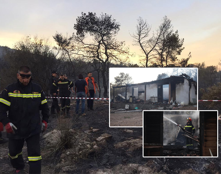 Στάχτη και αποκαΐδια άφησε πίσω της η πυρκαγιά