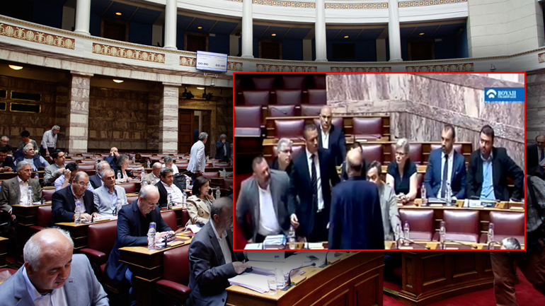 Εικόνες ντροπής – Πανδαιμόνιο στη Βουλή