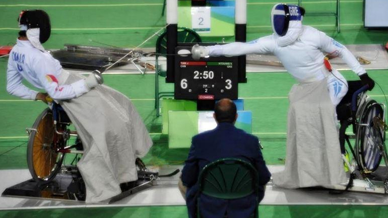 Ξιφασκία με αμαξίδιο: Χάλκινο μετάλλιο ο Ντούνης στο Παγκόσμιο Κύπελλο της Ολλανδίας