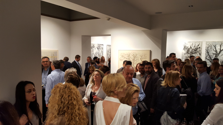 Πλήθος κόσμου στα εγκαίνια της έκθεσης