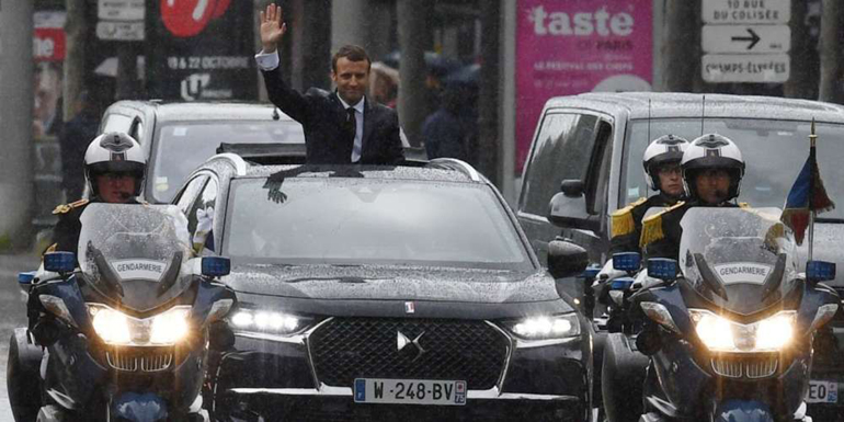 Το αυτοκίνητο με το οποίο εμφανίστηκε ο Εμανουέλ Μακρόν δεν έχει ακόμα κυκλοφορήσει...