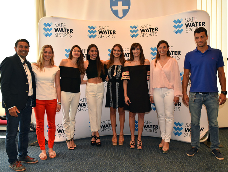 Οι Ολυμπιονίκες που στηρίζουν τη δράση του Safe Water Sports (Φωτογράφος: Βασίλης Κουτρουμάνος / Eurokinissi Sports)
