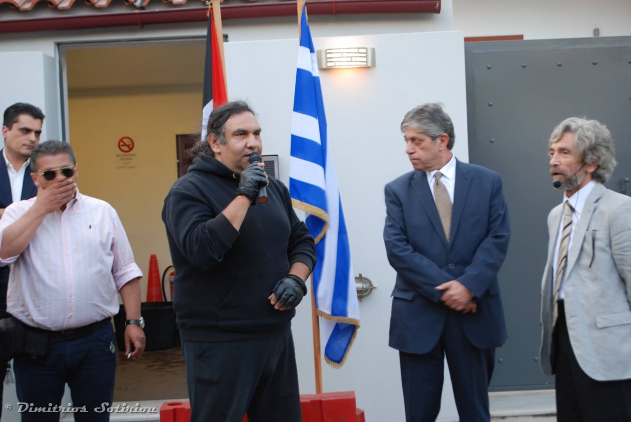 Ο Θεμιστοκλής Μουντζούρης, εκ των διοργανωτών της κινητοποίησης