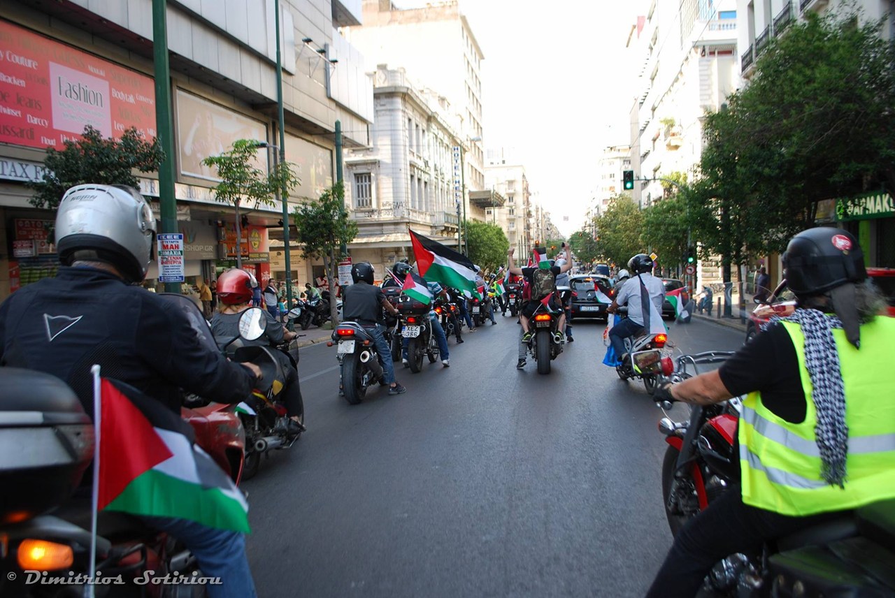 Συντεταγμένα οι μοτοσικλετιστές κινούνται προς το Ψυχικό