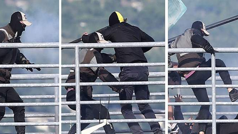 Ταυτοποιήθηκε ο οπαδός του ΠΑΟΚ που κρατούσε μαχαίρι στα επεισόδια