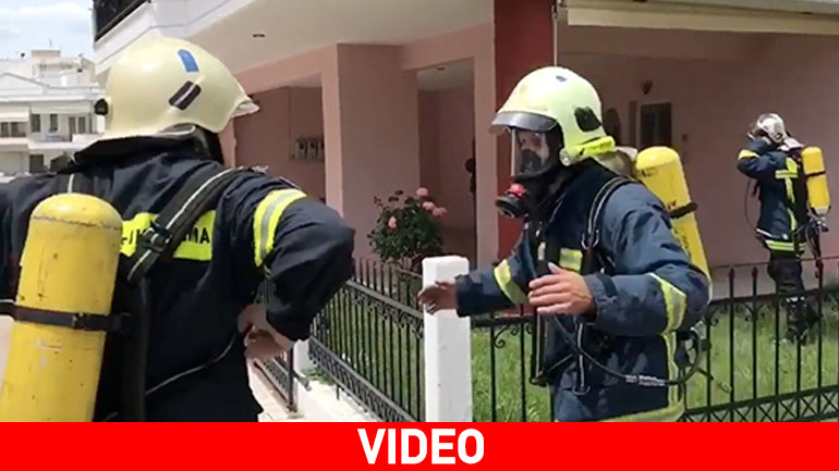 Απεγκλωβισμός ηλικιωμένης από φλεγόμενο διαμέρισμα στην Αλεξανδρούπολη