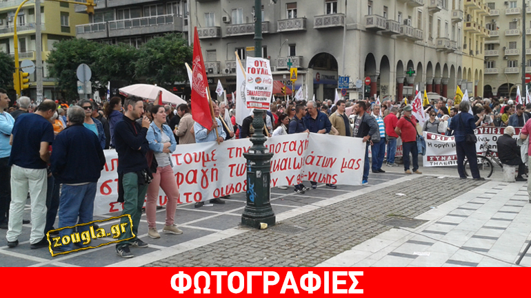 Οι κινητοποιήσεις κατά του 4ου Μνημονίου στη Θεσσαλονίκη