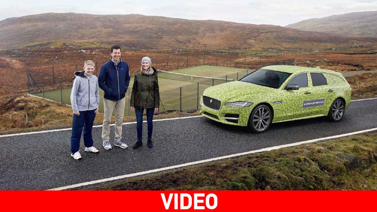 Αναζητώντας ένα γήπεδο τένις με τη νέα Jaguar XF Sportbrake