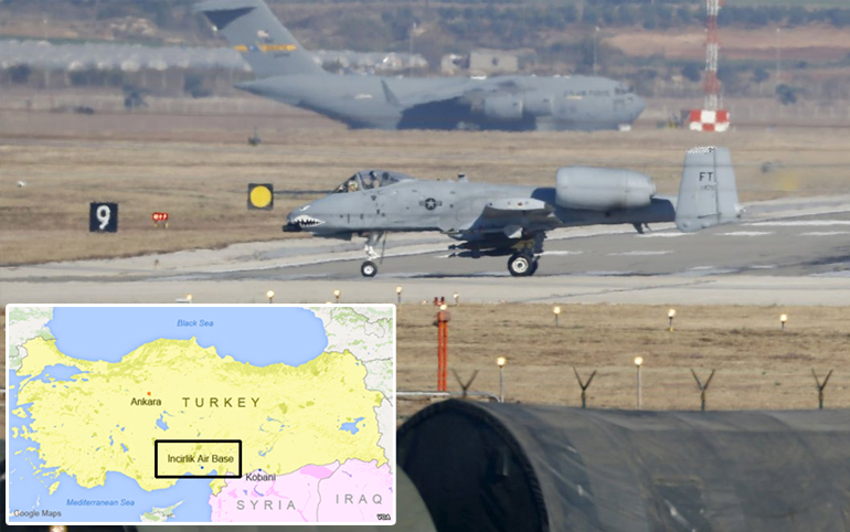 Ένθετη: Η θέση της αεροπορικής βάσης στον χάρτη