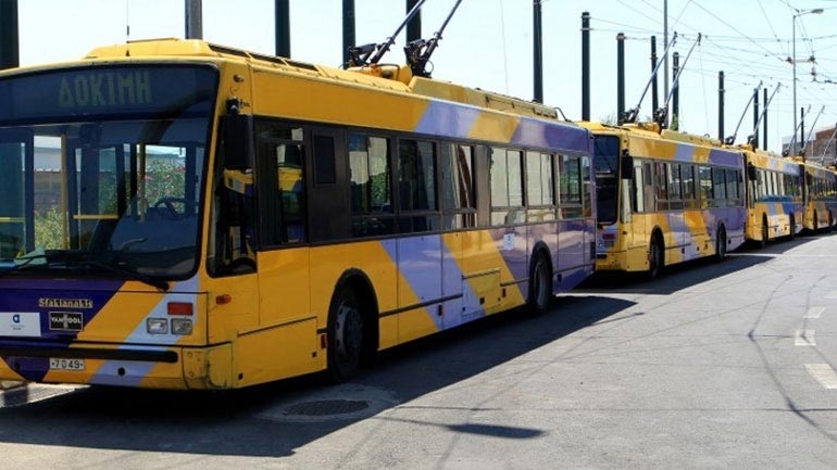 Στάσεις εργασίας σε λεωφορεία και τρόλεϊ