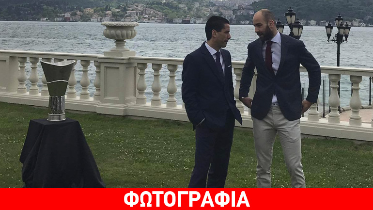 Σφαιρόπουλος και Σπανούλης με φόντο την… κούπα!