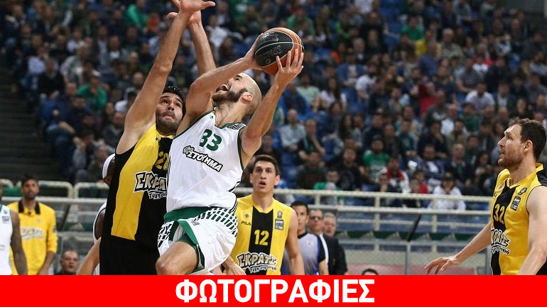 Έκανε το 2-1 στη σειρά των ημιτελικών της Α1 ο ΠΑΟ, 81-72 την ΑΕΚ