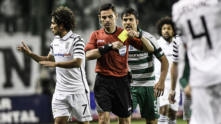 Αυτά έγραψε στο φύλλο αγώνα ο Κομίνης