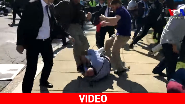 ΗΠΑ: Η κυβέρνηση αποδοκιμάζει επεισόδιο στην Ουάσινγκτον κατά την επίσκεψη του Τούρκου προέδρου