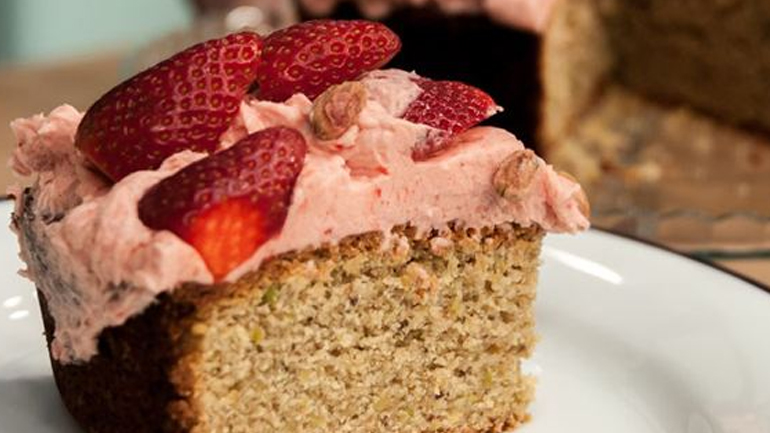 Κέικ με φράουλες