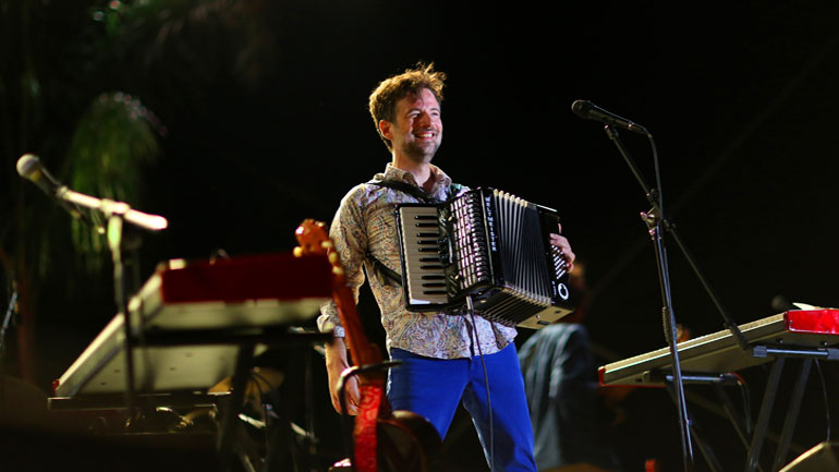 Ο Κωστής Μαραβέγιας στην Τεχνόπολη