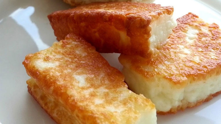 Τηγανητό κατσικίσιο τυρί