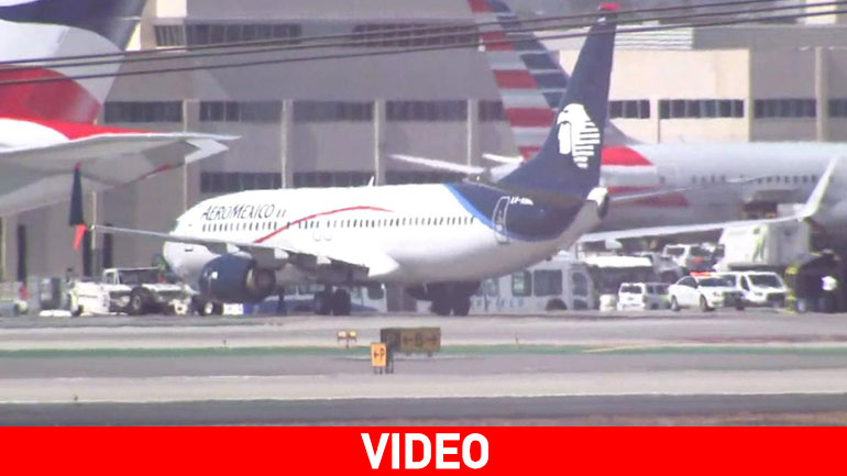 Οκτώ τραυματίες από σύγκρουση επιβατικού αεροσκάφους με φορτηγό στο αεροδρόμιο του Λος Άντζελες