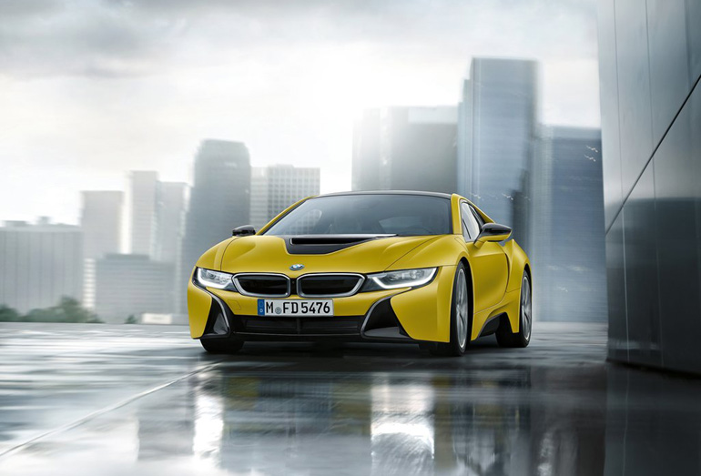 To BMW i8 Protonic Frozen Yellow Edition