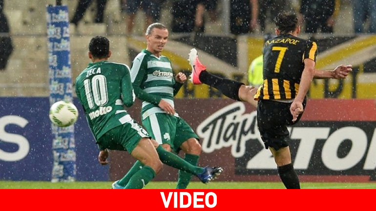 Τρίποντο με τον Λάζαρο για την ΑΕΚ, 1-0 τον Παναθηναϊκό