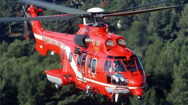 Με ελικόπτερο στη Θεσσαλονίκη 55χρονη με εγκεφαλικό – Δεν υπήρχε διαθέσιμο ασθενοφόρο