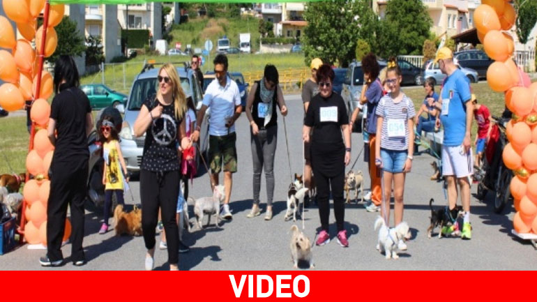 Ωραιόκαστρο: Έτρεξαν με τον σκύλο τους για καλό σκοπό
