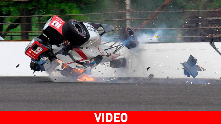 Προσέκρουσε στον τοίχο με 370 χλμ./ώρα και βγήκε ζωντανός