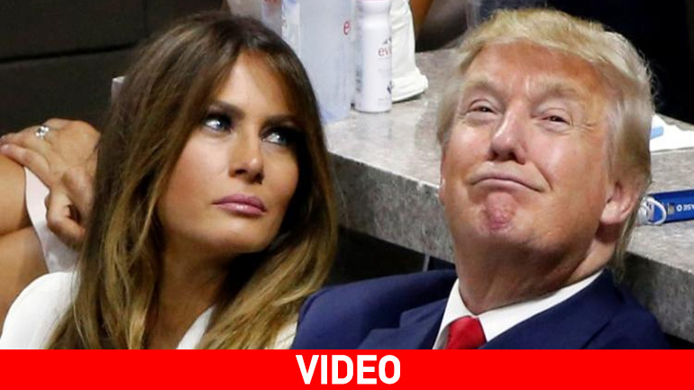 Η αντίδραση της Μελάνια στο άγγιγμα του Τραμπ κατά την άφιξή τους στο Ισραήλ