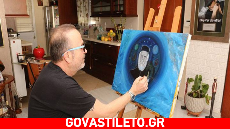 Σταμάτης Γονίδης: «Υλοποιώντας» την πρώτη έκθεση ζωγραφικής του για φιλανθρωπικό σκοπό