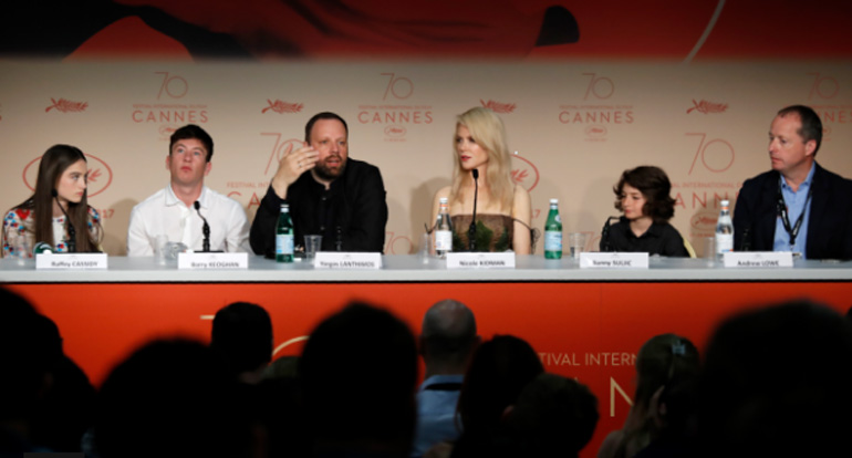 Φωτογραφία από τη συνέντευξη Τύπου στις Κάννες