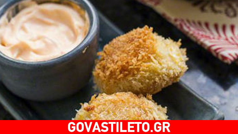 Πατατοκεφτέδες με γαρίδες