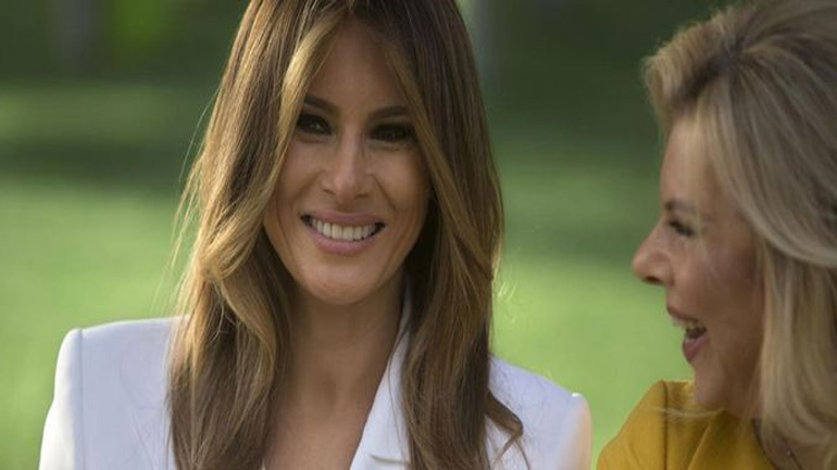 Η βόλτα της Μελάνια Τραμπ στις Βρυξέλλες με τις υπόλοιπες «πρώτες κυρίες»