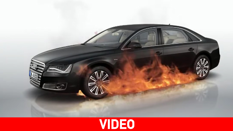 Δείτε πώς λειτουργούν τα συστήματα ασφαλείας σε ένα θωρακισμένο Audi A8