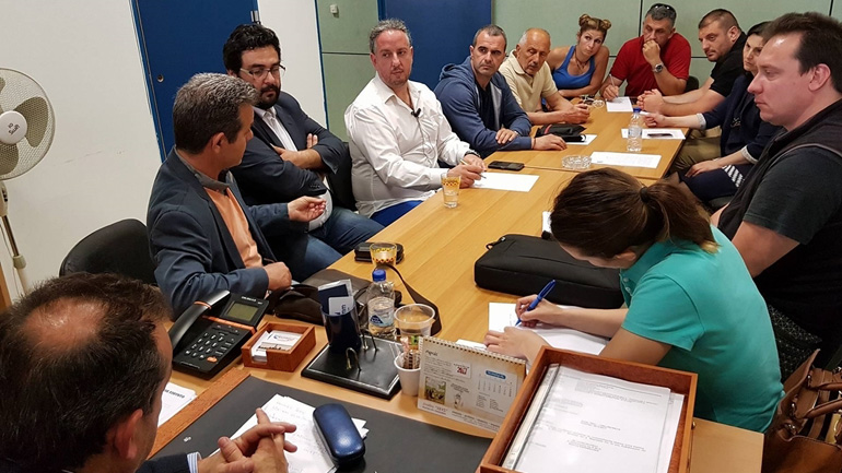 Παρουσία του Γενικού Γραμματέα Αθλητισμού, το ΔΣ της ΕΟΤ προεδρεύοντος Γιάννη Καφενταράκη