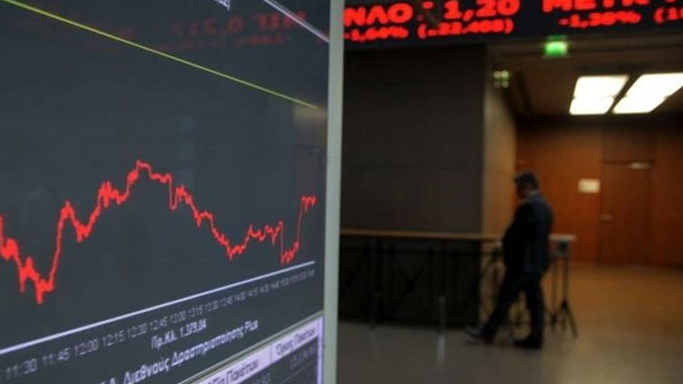 Ισχυρές πιέσεις στο Χρηματιστήριο Αθηνών