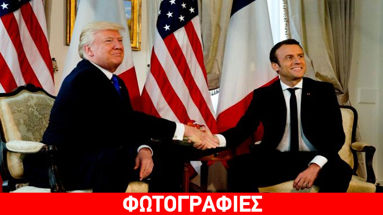 Η viral χειραψία Τραμπ – Μακρόν