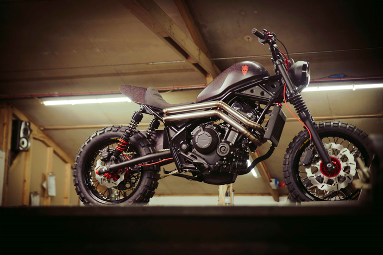 Το μεταποιημένο Rebel 500 δεν θα δει το φως της ευρείας παραγωγής αλλά σίγουρα θα αποτλέσει βάση για ένα νέο μοντέλο στη γκάμα της Honda