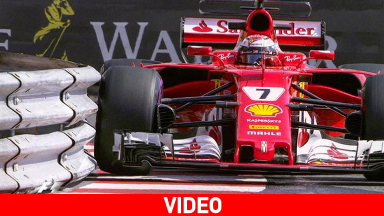 Στενές επαφές με την μπαριέρα από τον Kimi