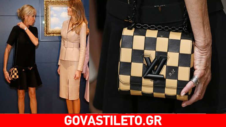 Brigitte Trogneux: Η πανάκριβη τσάντα της Πρώτης Κυρίας της Γαλλίας με τα αρχικά της!