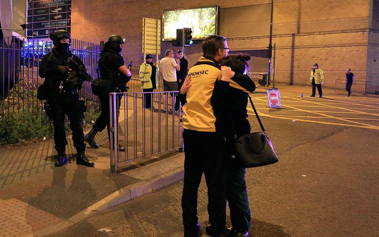 Φωτογραφία από το σημείο της επίθεσης 