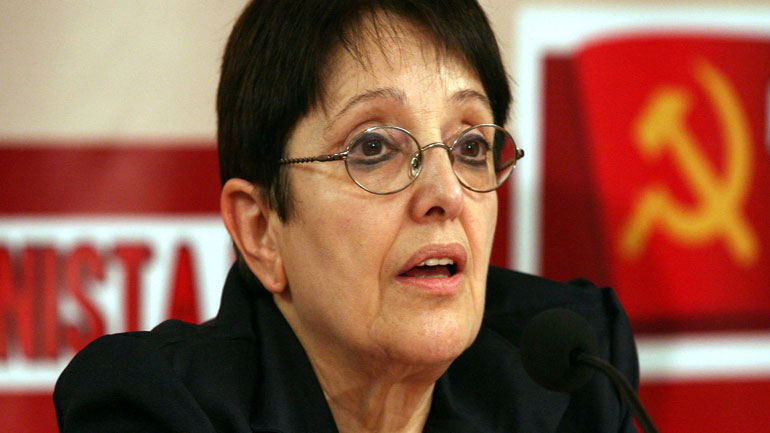 Λάρισα: Ομιλία της Αλέκας Παπαρήγα για τα 50 χρόνια από το πραξικόπημα των συνταγματαρχών