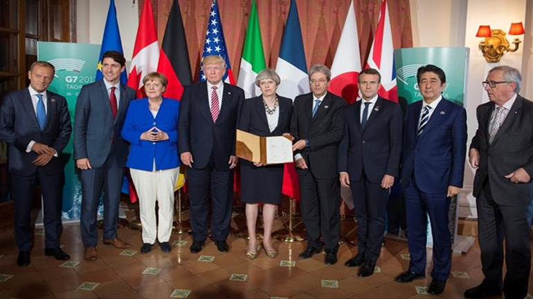 Oι συμμετέχοντες του G7 υπέγραψαν την διακήρυξη για την ασφάλεια και την καταπολέμηση της τρομοκρατίας