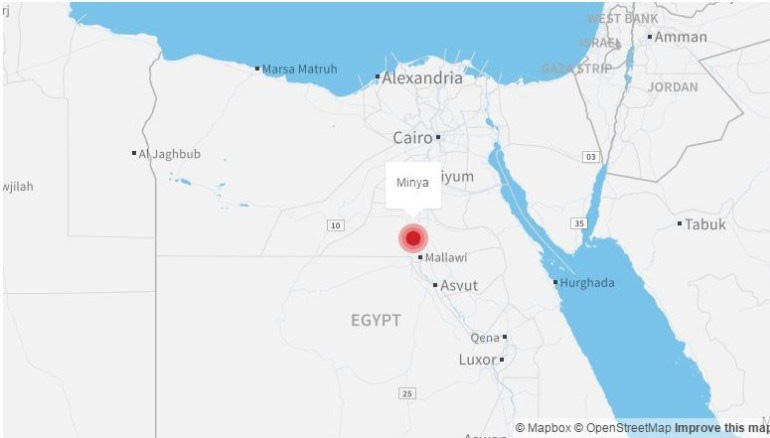 Το ακριβές σημείο όπου πραγματοποιήθηκε η επίθεση 