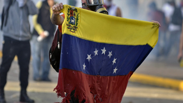 Συνεχίζονται οι διαδηλώσεις στη Βενεζουέλα