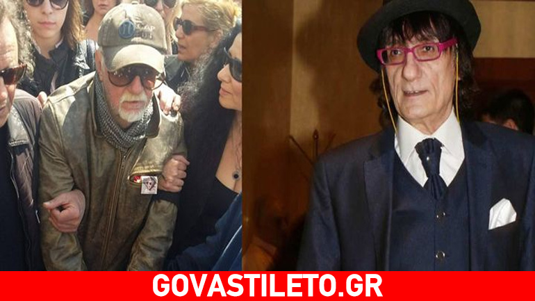 Ιδιαίτερα καταβεβλημένος ο αδελφός του Στάθη Ψάλτη στο μνημόσυνο
