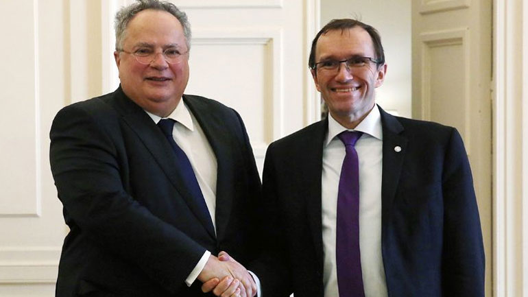 Τετ α τετ Κοτζιά – Έιντε σήμερα στο Υπουργείο Εξωτερικών